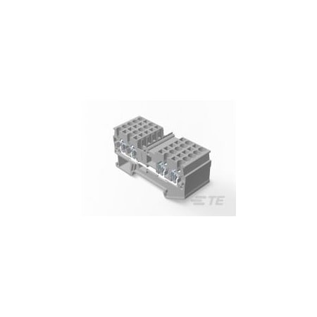 Te Connectivity Terminal Block, 20 A, 600 V AC, 12 AWG 2271557-1